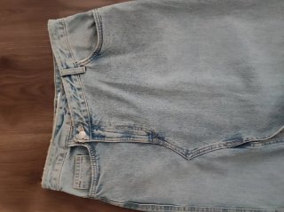 Falda larga denim Zara