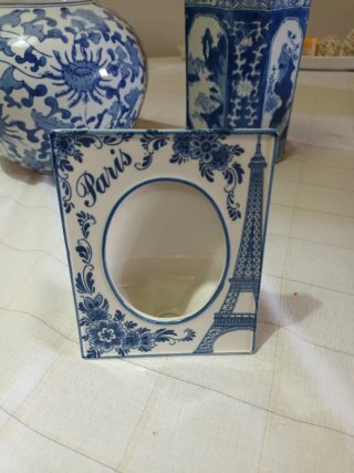 Porcelana Azul y Blanca Decorativa