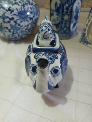 Porcelana Azul y Blanca Decorativa