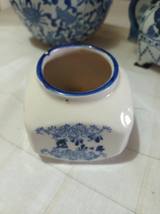 Porcelana Azul y Blanca Decorativa