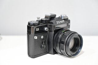 Fotocamera Zenit + Obiettivo Helios-44M-4