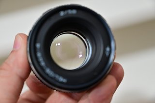 Fotocamera Zenit + Obiettivo Helios-44M-4