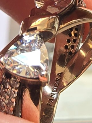 Anillo Pandora Lazo Talla 54 Original