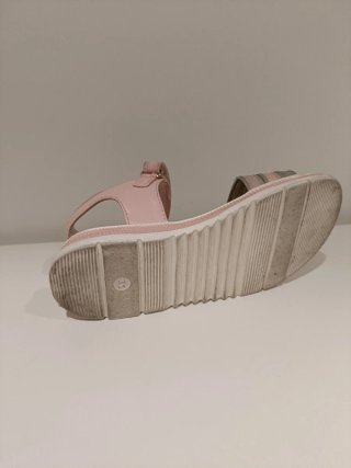 Sandalias niña rosa y plata TALLA 31