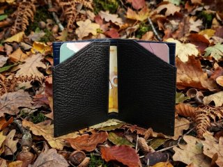 Cartera de piel Ubrique con bandera España