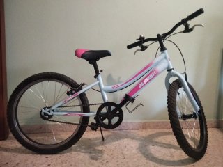 Bicicleta Infantil JL Wenti 20 Celeste