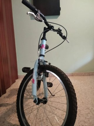 Bicicleta Infantil JL Wenti 20 Celeste