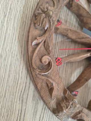 Orologio Ruota Carretto Siciliano da Appendere