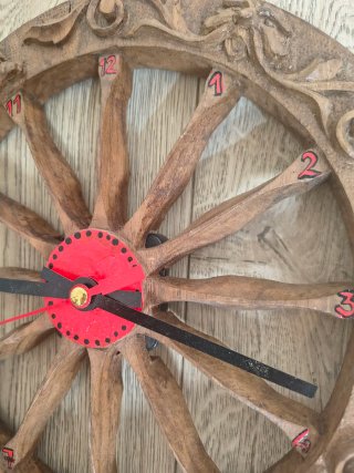 Orologio Ruota Carretto Siciliano da Appendere