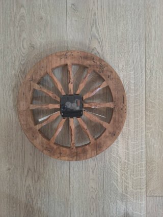 Orologio Ruota Carretto Siciliano da Appendere