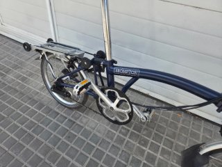 Bicicleta Plegable Brompton Azul