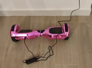Hoverboard rosa WJ1 con luces