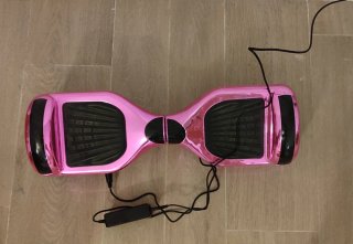 Hoverboard rosa WJ1 con luces
