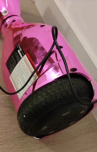Hoverboard rosa WJ1 con luces