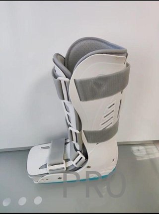 Bota inflable para caminar, bota de fractura larg