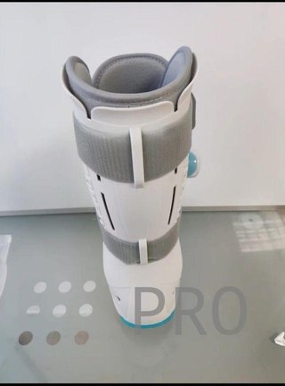 Bota inflable para caminar, bota de fractura larg