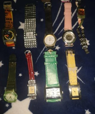 Lote 16 relojes retro-vintage Leer bien anuncio..!