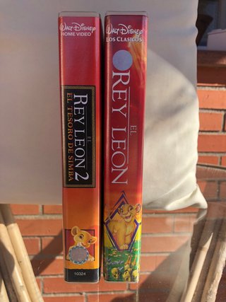 El Rey León y El Rey León 2 VHS (Español)