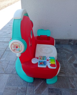 Sedia Interattiva Baby Clementoni Rossa