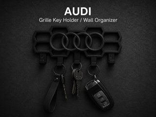 portachiavi da parete, Audi, nero