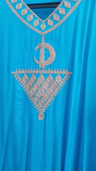3 Vestidos Kaftan Multicolor Talla Única