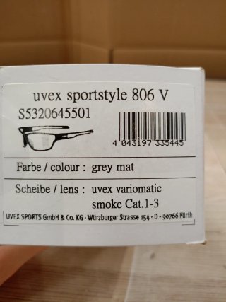 Gafas Ciclismo Uvex Sportstyle 806 V