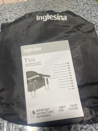 Inglesina Fast Silla Mesa Plegable Azul Oscuro