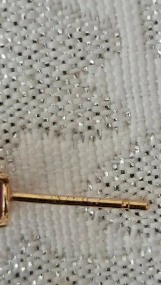 Pendientes Oro 9K Amatista