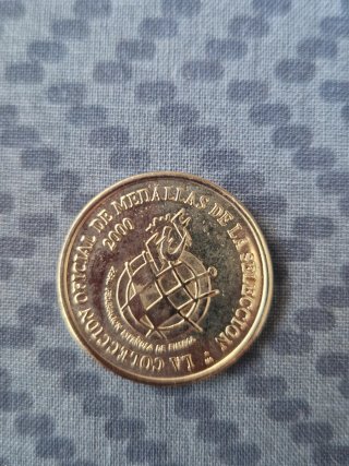 Monedas Selección Fútbol Año 2000