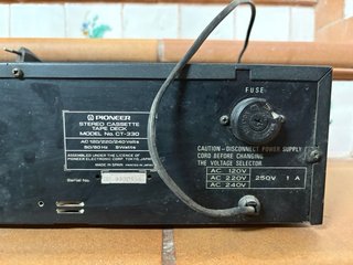 Pioneer CT-330 Deck Cassette Estéreo