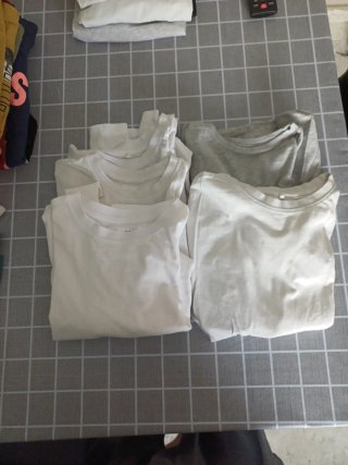 Camiseta blanca manga larga