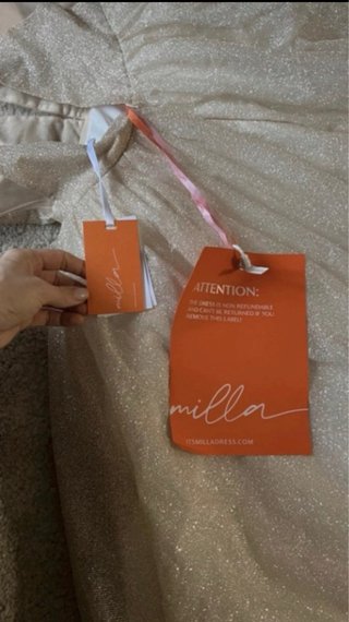 Vestido largo marca Milla nuevo con etiqueta