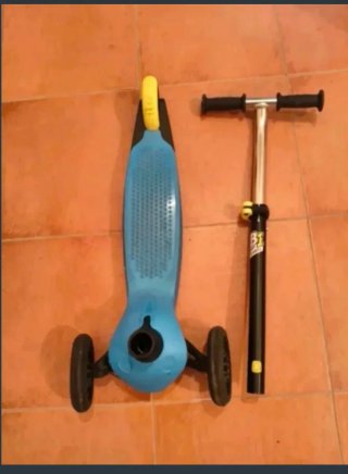 Patinete infantil 3 ruedas azul