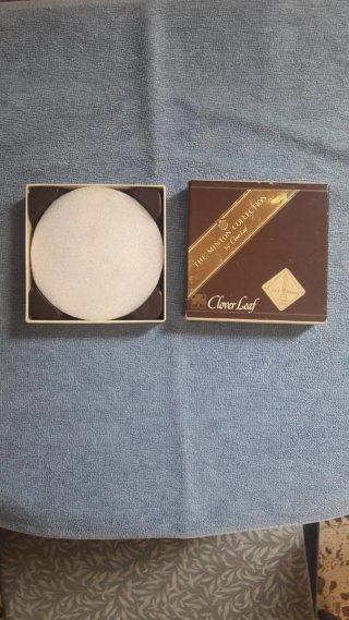 Set completo 4 posa bicchieri vintage Clover Leaf