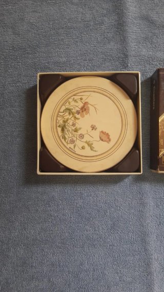Set completo 4 posa bicchieri vintage Clover Leaf