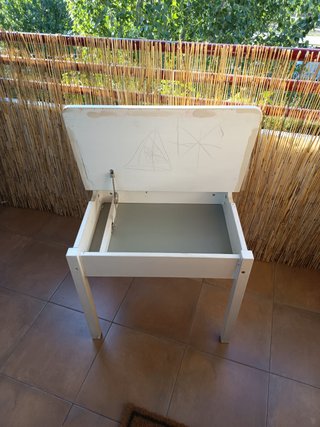 Mesa infantil blanca Ikea