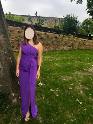 Vestido morado Cositas Ana talla L