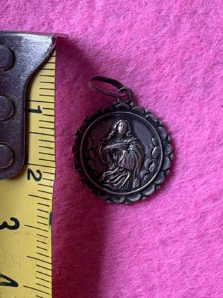 Medalla Antigua Plata Inmaculada Concepción