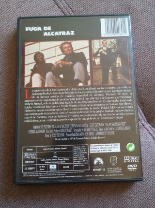 Fuga de Alcatraz DVD Clint Eastwood