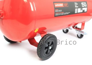 Compresor de Aire Silencioso 150L - 3,5 Hp - 2 Salidas - 09345 - Mader