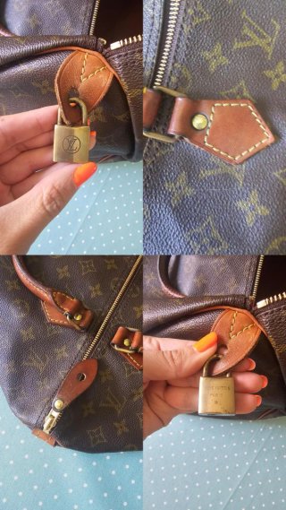 Bolso Speedy Vintage Louis Vuitton Marrón