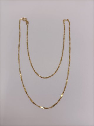 Cadena Oro 18k - Singapur - 1,56gr - 42,5cm