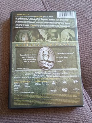 La Momia DVD Boris Karloff Terror Español