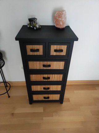 Mueble auxiliar sinfonier bambú y madera