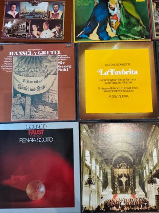 Cofre Vinilos Óperas Clásicas