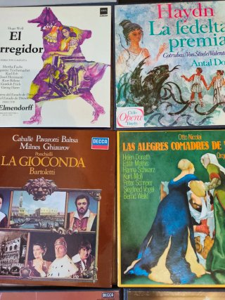 Cofre Vinilos Óperas Clásicas
