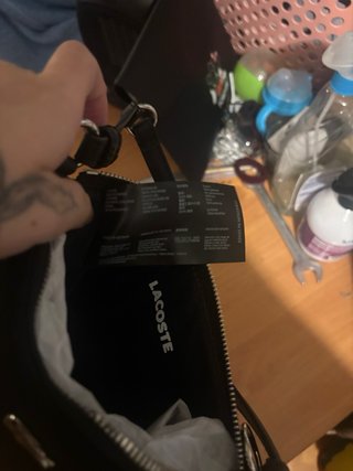 Bolso Lacoste Negro