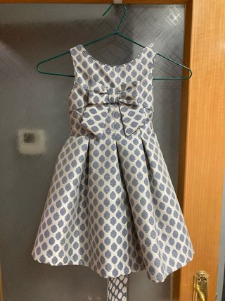 Vestido ceremonia niña estampado