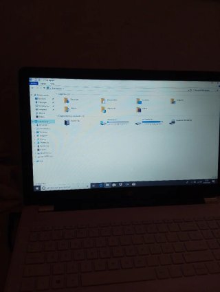 Portátil HP blanco