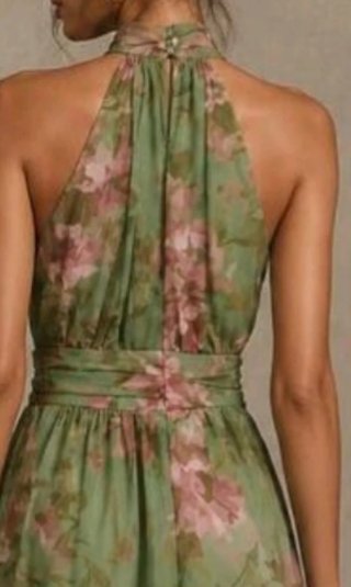 Abito lungo floreale donna